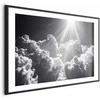 Artgeist Plakatas - Hope in the Clouds: Inspiring Sun Rays – Awaken Emotions