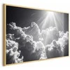 Artgeist Plakatas - Hope in the Clouds: Inspiring Sun Rays – Awaken Emotions