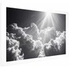 Artgeist Plakatas - Hope in the Clouds: Inspiring Sun Rays – Awaken Emotions