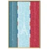 Artgeist Plakatas - Illustration of a Pool Against the French Flag