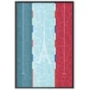 Artgeist Plakatas - Illustration of a Pool Against the French Flag