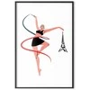 Artgeist Plakatas - Illustration of a Woman with a Ribbon - Artistic Gymnastics