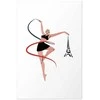 Artgeist Plakatas - Illustration of a Woman with a Ribbon - Artistic Gymnastics