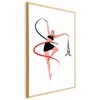 Artgeist Plakatas - Illustration of a Woman with a Ribbon - Artistic Gymnastics