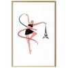 Artgeist Plakatas - Illustration of a Woman with a Ribbon - Artistic Gymnastics