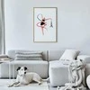 Artgeist Plakatas - Illustration of a Woman with a Ribbon - Artistic Gymnastics