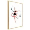 Artgeist Plakatas - Illustration of a Woman with a Ribbon - Artistic Gymnastics