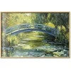 Artgeist Plakatas - Impressionist bridge - painting of a bridge against a picturesque background