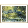 Artgeist Plakatas - Impressionist bridge - painting of a bridge against a picturesque background