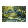 Artgeist Plakatas - Impressionist bridge - painting of a bridge against a picturesque background