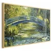 Artgeist Plakatas - Impressionist bridge - painting of a bridge against a picturesque background