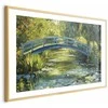 Artgeist Plakatas - Impressionist bridge - painting of a bridge against a picturesque background