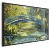 Artgeist Plakatas - Impressionist bridge - painting of a bridge against a picturesque background