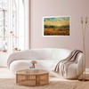 Artgeist Plakatas - Impressionistic fields - painted golden landscape with fields of grain