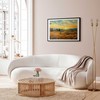 Artgeist Plakatas - Impressionistic fields - painted golden landscape with fields of grain