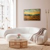 Artgeist Plakatas - Impressionistic fields - painted golden landscape with fields of grain