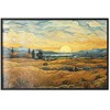 Artgeist Plakatas - Impressionistic fields - painted golden landscape with fields of grain