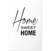 Artgeist Plakatas - Juodas and Baltas: Home Sweet Home