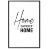 Artgeist Plakatas - Juodas and Baltas: Home Sweet Home