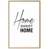 Artgeist Plakatas - Juodas and Baltas: Home Sweet Home