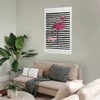 Artgeist Plakatas - Juodas Stripes and Flamingo