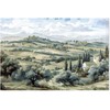 Artgeist Plakatas - Landscape with Sunny Žalias Fields