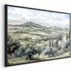 Artgeist Plakatas - Landscape with Sunny Žalias Fields