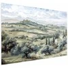 Artgeist Plakatas - Landscape with Sunny Žalias Fields