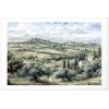 Artgeist Plakatas - Landscape with Sunny Žalias Fields
