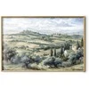 Artgeist Plakatas - Landscape with Sunny Žalias Fields