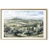 Artgeist Plakatas - Landscape with Sunny Žalias Fields