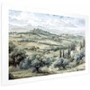 Artgeist Plakatas - Landscape with Sunny Žalias Fields