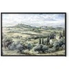 Artgeist Plakatas - Landscape with Sunny Žalias Fields
