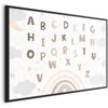 Artgeist Plakatas - Letters in Muted Colors