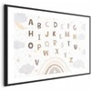 Artgeist Plakatas - Letters in Muted Colors