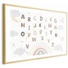 Artgeist Plakatas - Letters in Muted Colors