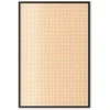 Artgeist Plakatas - Lines and Noise - a wavy grid in shades of oranžinis