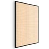 Artgeist Plakatas - Lines and Noise - a wavy grid in shades of oranžinis