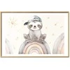 Artgeist Plakatas - Little Animal Among Stars and Rainbows