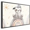 Artgeist Plakatas - Little Animal Among Stars and Rainbows