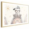 Artgeist Plakatas - Little Animal Among Stars and Rainbows