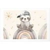 Artgeist Plakatas - Little Animal Among Stars and Rainbows