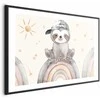 Artgeist Plakatas - Little Animal Among Stars and Rainbows