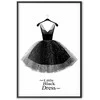 Artgeist Plakatas - Little Juodas Dress