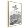 Artgeist Plakatas - Majestic mountain peak Elbrus mountain crown mountain landscape
