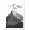 Artgeist Plakatas - Majestic mountain peak Annapurna mountain crown mountain landscape