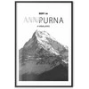 Artgeist Plakatas - Majestic mountain peak Annapurna mountain crown mountain landscape