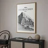 Artgeist Plakatas - Majestic mountain peak Glosslockner mountain crown mountain landscape