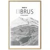 Artgeist Plakatas - Majestic mountain peak Elbrus mountain crown mountain landscape