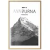 Artgeist Plakatas - Majestic mountain peak Annapurna mountain crown mountain landscape